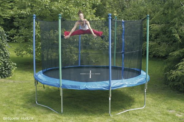 Hüpfvergnügen im Garten - Kindertrampolin